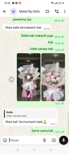 Testimonial Buket Bunga patrolsari